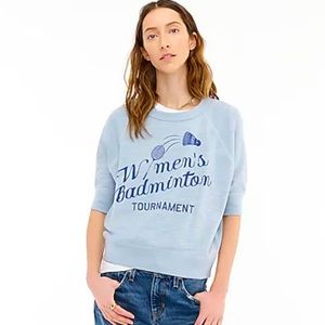 J. Crew vintage Terry Badminton sweatshirt